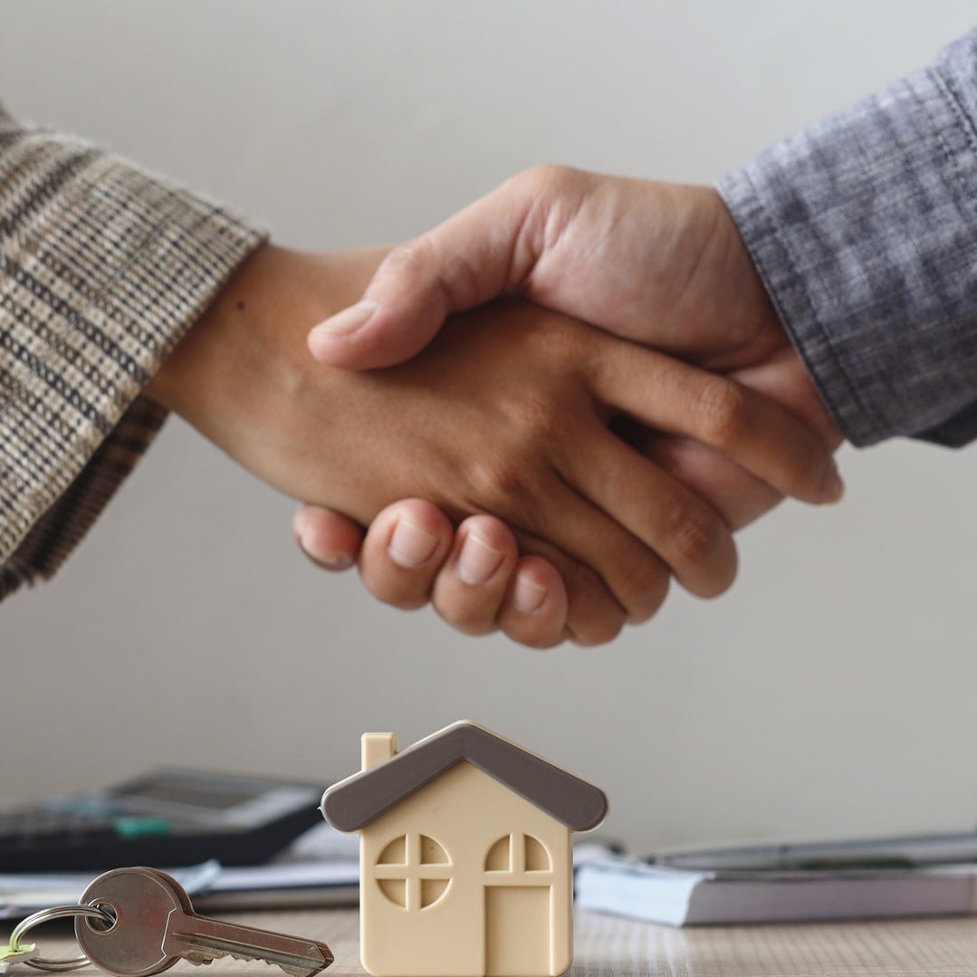 Real estate closing handshake